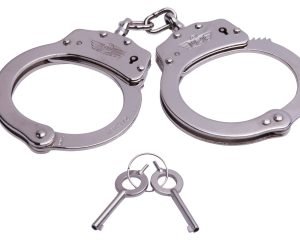 Uzi Accessories UZIHCCS Handcuffs Chain Silver Stainless Steel Includes 2 Keys