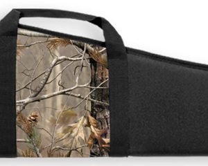 Bulldog BD21044 Camo Panel Rifle Case 44" Scoped Rifle Black Nylon Case with Integrated Realtree AP Panel