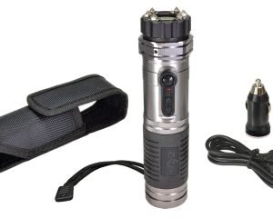 Zap ZAPL Zap Light Stun Gun/Flashlight Range of Contact Silver