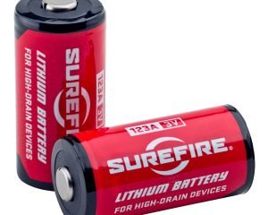 SureFire SF6BC 123A Batteries Red/Black 3.0 Volts 1,500 mAh (6) Single Pack Clamshell