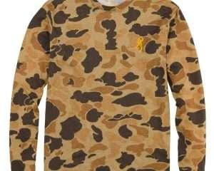 Browning Wasatch Long Sleeve T-Shirt Vintage Tan Camo XL