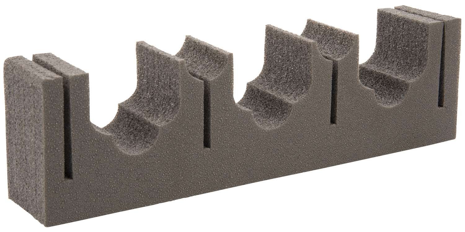 Allen 5658 Firearm & Fishing Rod Magnetic Holder Black Metal/Foam Holds 3 Rifle/Shotgun