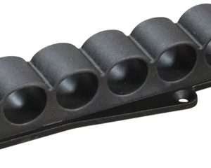 ADAPTIVE TACTICAL AT06000R Receiver Mounted Shell Carrier  6rd Non-Glare Black Synthetic Rubber Fits Remington 870/1100/1187 12 Gauge