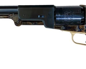 Cimarron CA020C00 1847 Walker Dragoon US 44 6 Shot 9" Blued Steel Barrel Blued Engraved Cylinder Color Case Hardened Steel Frame Walnut Grip Exposed Hammer
