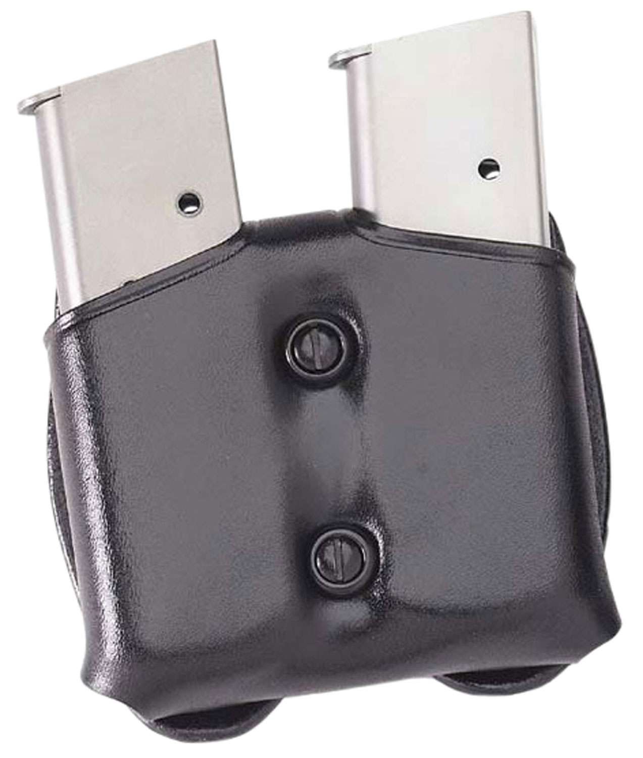 Galco CDM26B CDM Mag Carrier Double Black Leather Belt Loop Belts 1.50-1.75" Wide Compatible w/ Sig P220 Carry Ambidextrous Hand