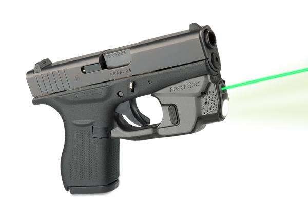 LaserMax CenterFire Light & Laser w/GripSense for Glock 42/43 - Green