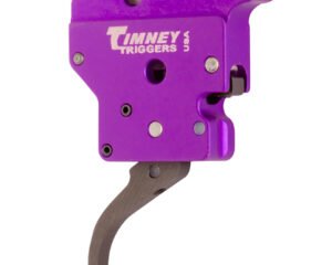 Timney Triggers 502B Benchrest Trigger  Single-Stage Curved Trigger with 3-6 oz Draw Weight & Purple/Black Finish for Remington 700
