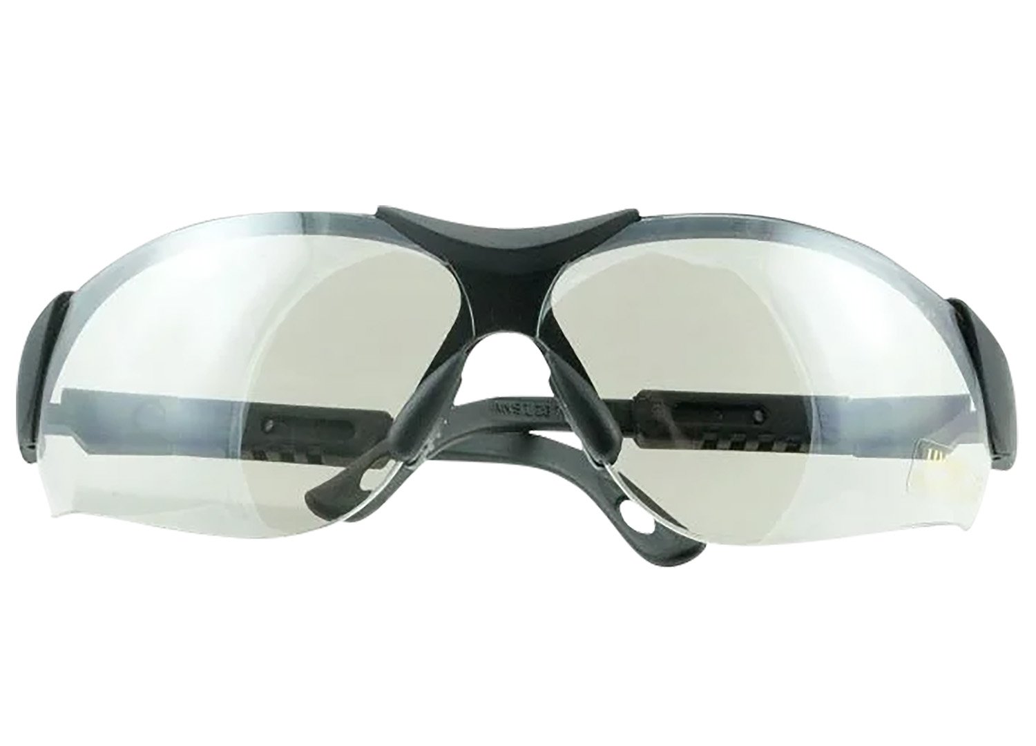 Walker's GWPXSGLCLR Sport Glasses Elite Adult Clear Lens Polycarbonate Black Frame