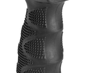 FAB Defense FXREGB REG Ergonomic Rubberized Tactical Foregrip w/Waterproof Storage Compartment Black Latex & Reinforced Polymer