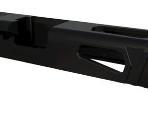 Rival Arms RA10G102A Precision Slide A1 QPQ Black 17-4 Stainless Steel with Front/Rear Serrations & RMR Optic Cut for 9mm Luger Glock 17 Gen3