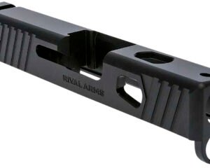 Rival Arms RA10G305A Precision Slide A1 Compatible w/Glock 43 Gen3, 9mm Luger Black QPQ Stainless Steel, RMR Cut Sights