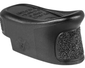 Pearce Grip PGMPS+ Magazine Extension  made of Polymer with Texture Black Finish & 1" Gripping Surface for S&W M&P Shield, M&P Shield M2.0 (Adds 2rds 9mm Luger, 1rd 40 S&W)