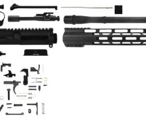 TacFire SSRK300LPK AR Build Kit  Sports South Exclusive 300 Blackout AR-Platform Black Nitride 1/2"x28