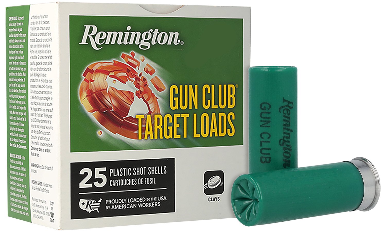 Remington Ammunition 20081 Gun Club 12Gauge 2.75" 1oz 8Shot 25 Per Box/10 Case