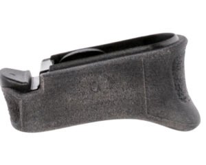 Pearce Grip PGXDS+ Magazine Extension  made of Polymer with Texture Black Finish & 7/8" Gripping Surface for Springfield XD-S, XD-E & XD-S Mod.2 with Single Stack Mags (Adds 1rd 9mm Luger & 40 S&W)
