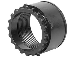 LBE Unlimited ARBNT308 Barrel Nut  4130 Steel Black Phosphate AR-10