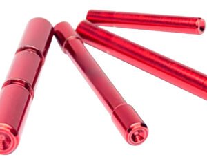 Cross Armory CRG4PSRD 4 Pin Set Dimpled Extended Compatible w/Glock Gen4 Red 4140 Steel