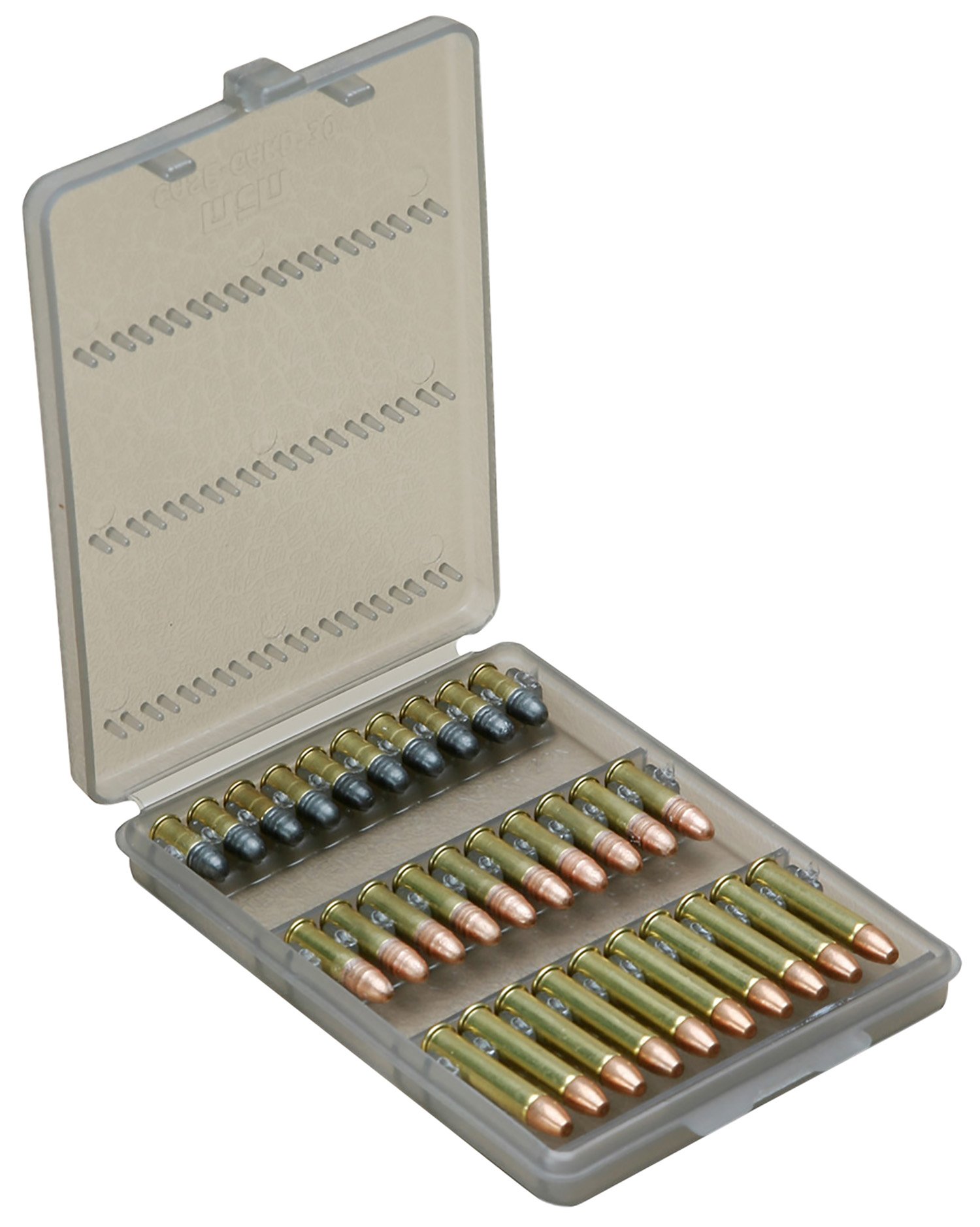 MTM Case-Gard W302241 Ammo-Wallet 22 LR/17 HM2 Clear Smoke Polypropylene 30rd