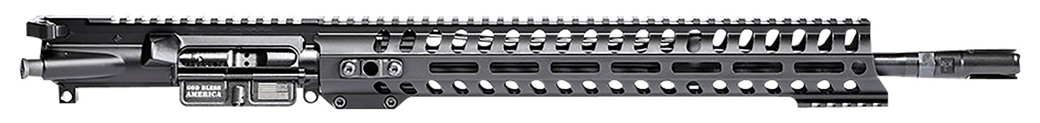 Patriot Ordnance Factory Minuteman Complete Upper 5.56x45mm NATO 16.50" Black Nitride Barrel Aluminum Black Anodized Receiver 14.50" M-LOK Handguard Lo Pro DI Gas Block (Mid Length)