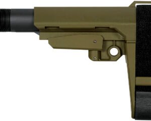 SB Tactical SBA3X04SB SBA3 X Synthetic OD Green 5-Position Adjustable for AR-Platform (Tube Not Included)