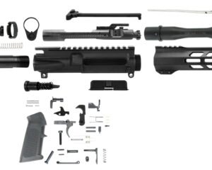 TacFire AR Build Kit 5.56x45mm NATO 7.50" Barrel Black for AR Platform