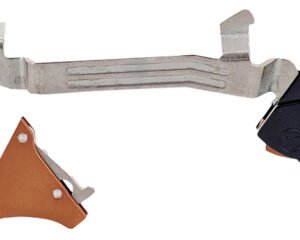 Timney Triggers ALPHAGLOCK5 Alpha Competition 9mm Luger/40 S&W/22 LR, Bronze Straight Trigger, Compatible w/Glock Gen5 & Glock 44