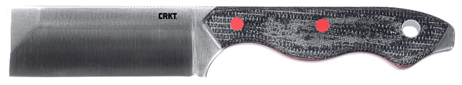 CRKT 4037 Razel 2.97" Fixed Plain Satin D2 Steel Blade/Weathered Resin Infused Fiber Handle Includes Sheath