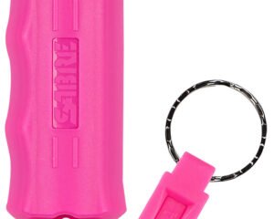 Sabre HCNBCF02 Pepper Spray Red USA Formula Spray 25Bursts Range 10ft Pink
