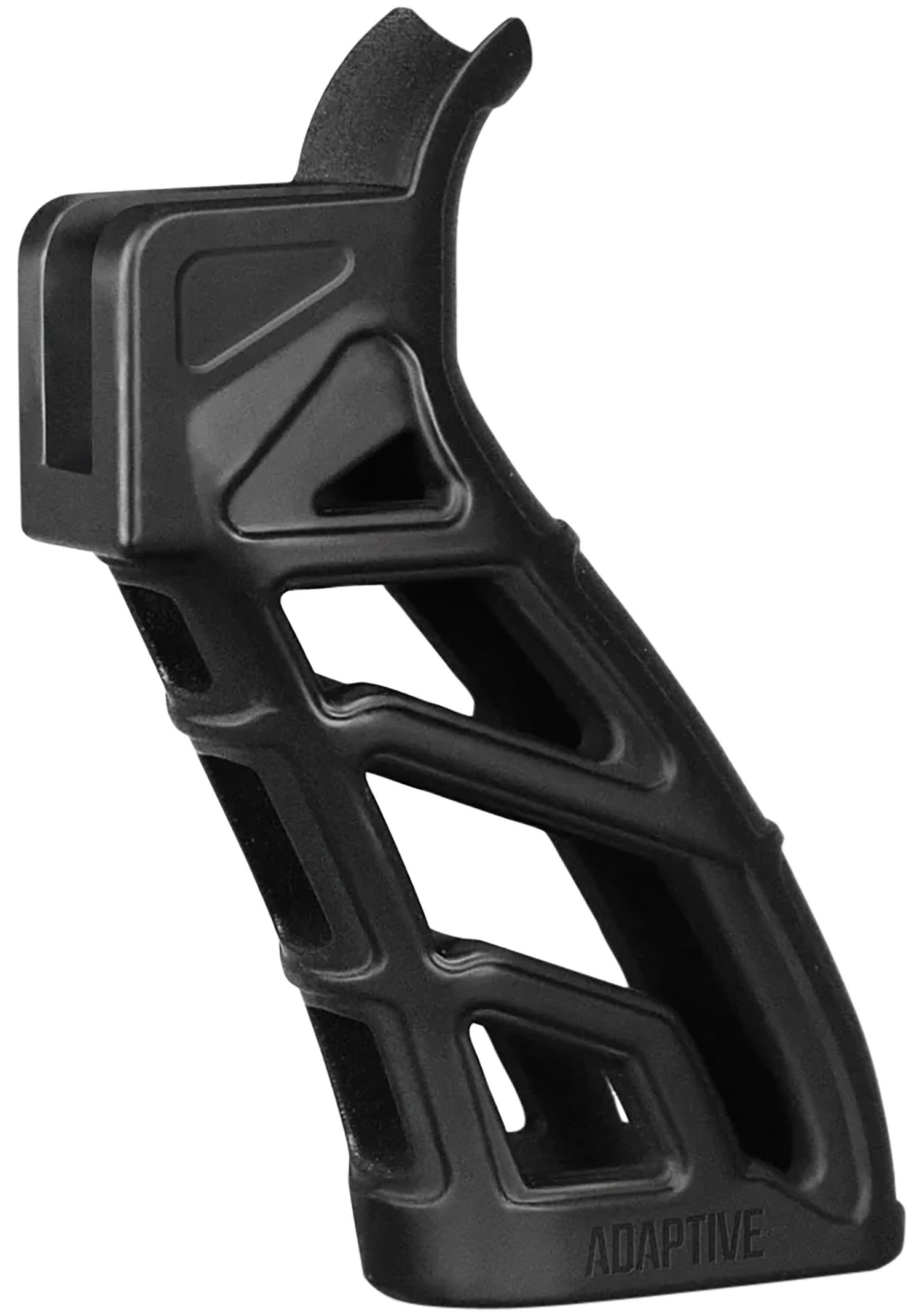 ADAPTIVE TACTICAL AT01900 Lightweight Tactical Grip (LTG) Skeletonized Black Polymer, 25 Degree Grip Angle, Fits AR Platform