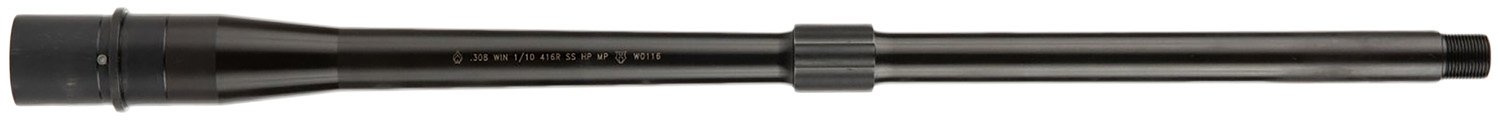Ballistic Advantage BABL308021PQ Premium Series 308 Win 18" Threaded Hanson Profile, Midlength with Low Pro Gas Block, Black QPQ 4150 Chrome Moly Vanadium Steel, Fits AR-10