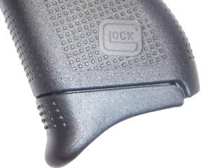 Pearce Grip PG43 Grip Extension  made of Polymer with Black Finish & 3/4" Additional Length for  Glock 43