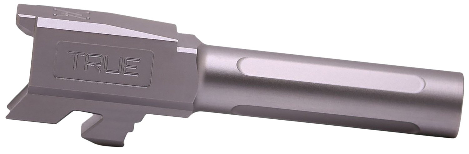 True Precision Inc TPG43BX Glock 9mm Luger 3.40" Fluted Satin Stainless Steel, Fits Glock 43/43X