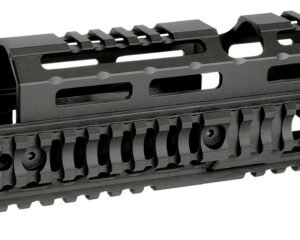 Midwest Industries MIAKALPHAQR10  AK Alpha Black 6061 Aluminum AK-47/AK-74 10.0" Long