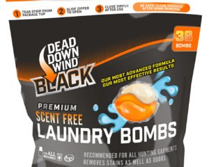 Dead Down Wind 118418 Black Premium Laundry Bombs Odor Eliminator Unscented Scent 36CT