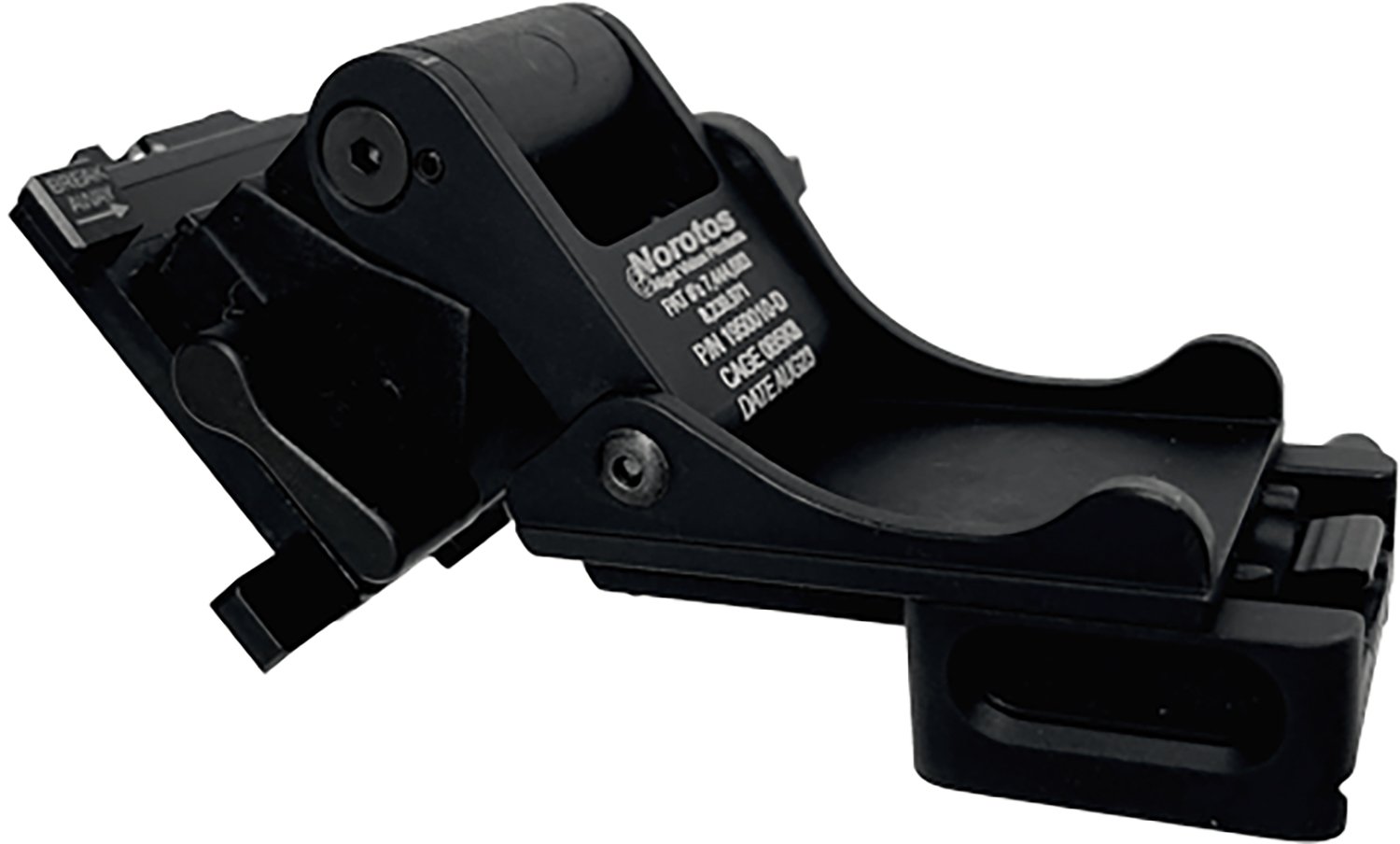 ATN ACMUHMNTDVTL Dovetail Helmet Mount Black Compatible w/ PS31