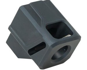 Faxon Firearms FFPACOMPDSMP01 EXOS-514 Compensator for M&P Black Aluminum 1/2"x28 Threads 1.10" OAL 9mm
