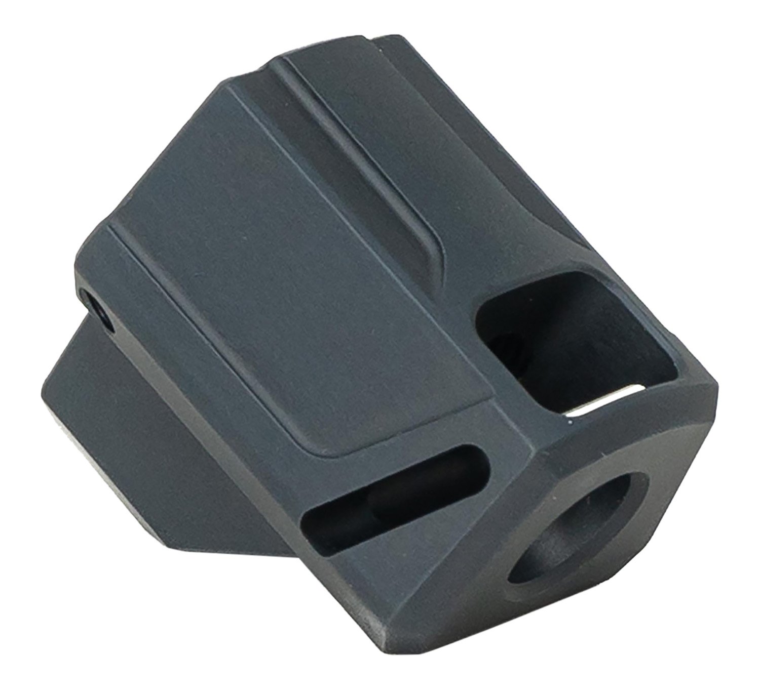 Faxon Firearms FFPACOMPDSS01 EXOS-515 Compensator for SIG Black 1/2"x28 Threads 1.40" OAL 9mm