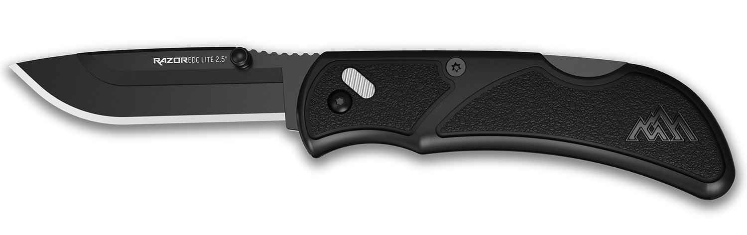 Outdoor Edge RCK252C RazorEDC Lite 2.50" Folding Plain 420J2 SS Blade