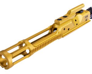 Faxon Firearms FF556BCGCNITRIDELWTIN Gunner 5.56 NATO Nitride Full Auto Gold