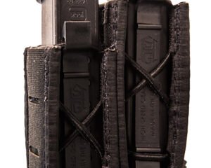 High Speed Gear 41PS02BK Taco Double Duty Staggered Black Nylon Laminate, Pistol