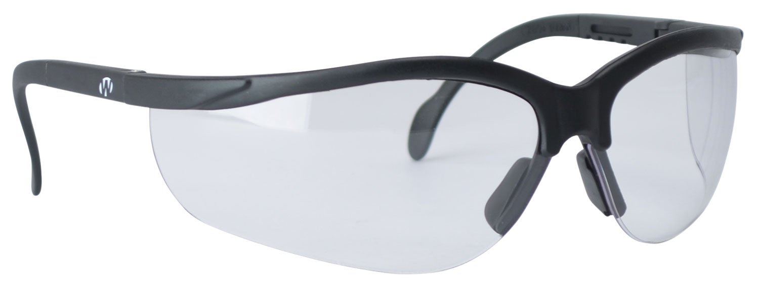Walker's GWPCLSG Sport Glasses Adult Clear Lens Polycarbonate Black Frame