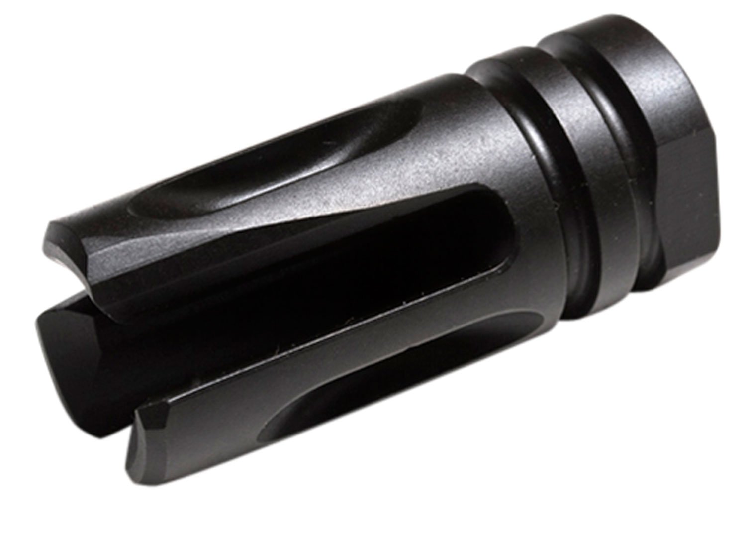 Wilson Combat TRATHG68 Accu-Tac Flash Hider Black Matte Melonite Steel with 5/8"-24 tpi Threads, 1.99" OAL & .865" Diameter for 30 Cal AR-Platform