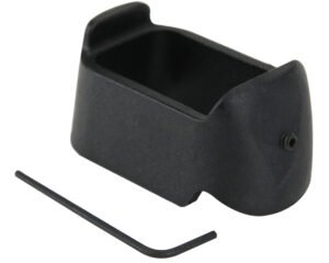 Pachmayr 03852 Mag Sleeve  made of Polymer with Black Finish for Glock 19,23 Mags to fit Glock 26 & 27 Models