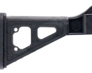 SB Tactical SBT01SB SBT Side Folding Black Synthetic with 10.50" OAL & Nylon Strap for H&K UMP, B&T APC (Tube Not Included)