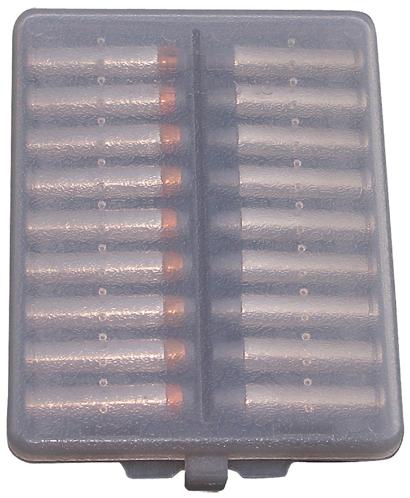 MTM Case-Gard W184441 Ammo Wallet Handgun 44 Mag 18rd Clear Smoke Polymer