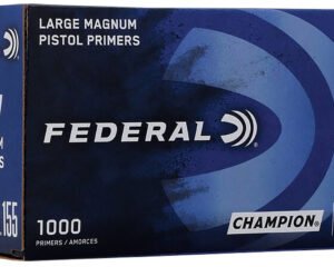 Federal 155 Champion Large Pistol Multi Caliber Handgun 1000 Per Box/5 Case