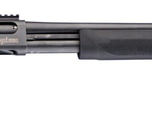 Hogue 08715 Tamer Pistol Grip & Forend Black Rubber with Finger Grooves, Polymer Forend for Remington 870