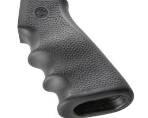 Hogue 15000 OverMolded Grip Black Rubber with Finger Grooves for AR-15, M16