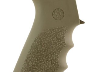 Hogue 15023 OverMolded Beavertail Cobblestone Desert Tan Rubber with AR-15, M16
