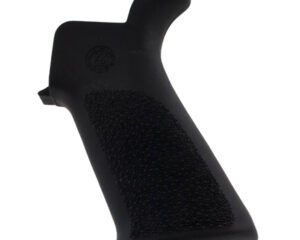 Hogue 15030 OverMolded Beavertail Cobblestone Black Rubber for AR-15, M16